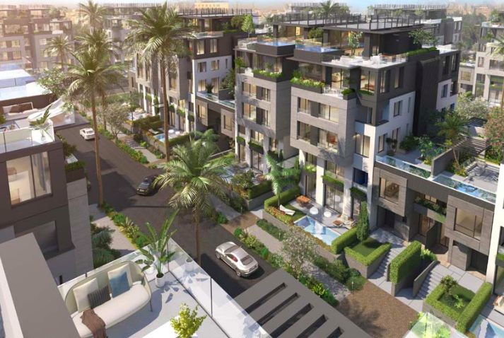 Duplex - (in) Trio Gardens - New Cairo - Lotus - 175 to 250 m²
