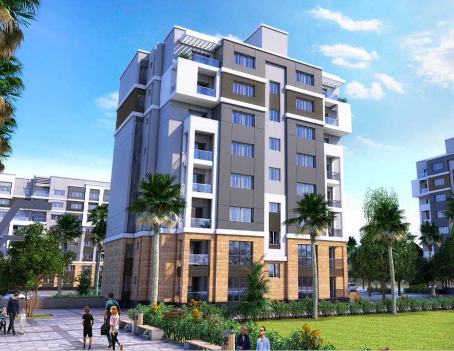 Apartment - (in) Bleu Vert - New Capital City - 135 to 201 m²