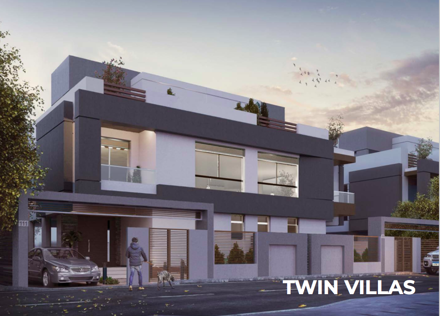 Twin House - (in) Bleu Vert - New Capital City - 277 to 292 m²