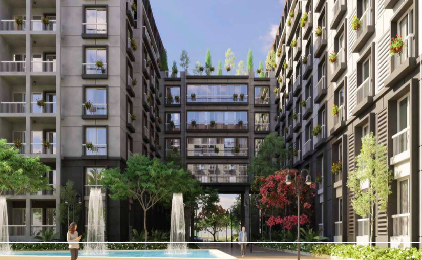 Apartment - (in) Park Lane - New Capital City - 120 to 170 m²