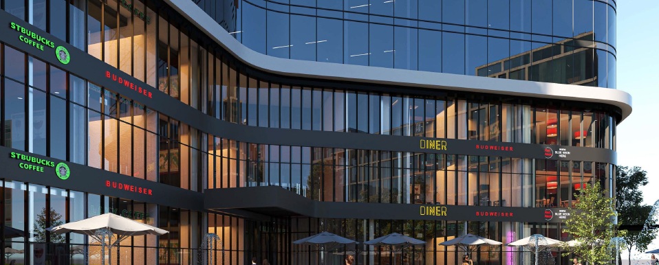 Office Space - (in) CAPITAL PARK - New Capital City - 36 to 34 m²