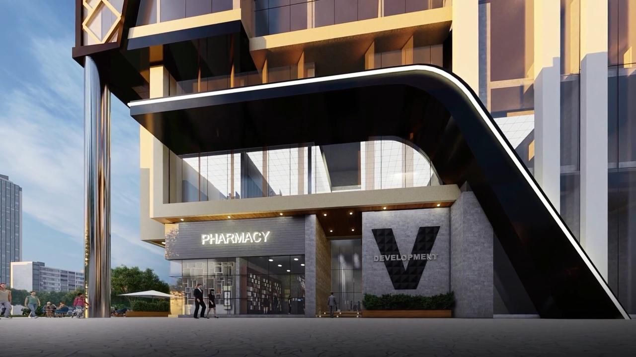 Retail - (in) V Business Tower - New Capital City - 55 to 55 m²