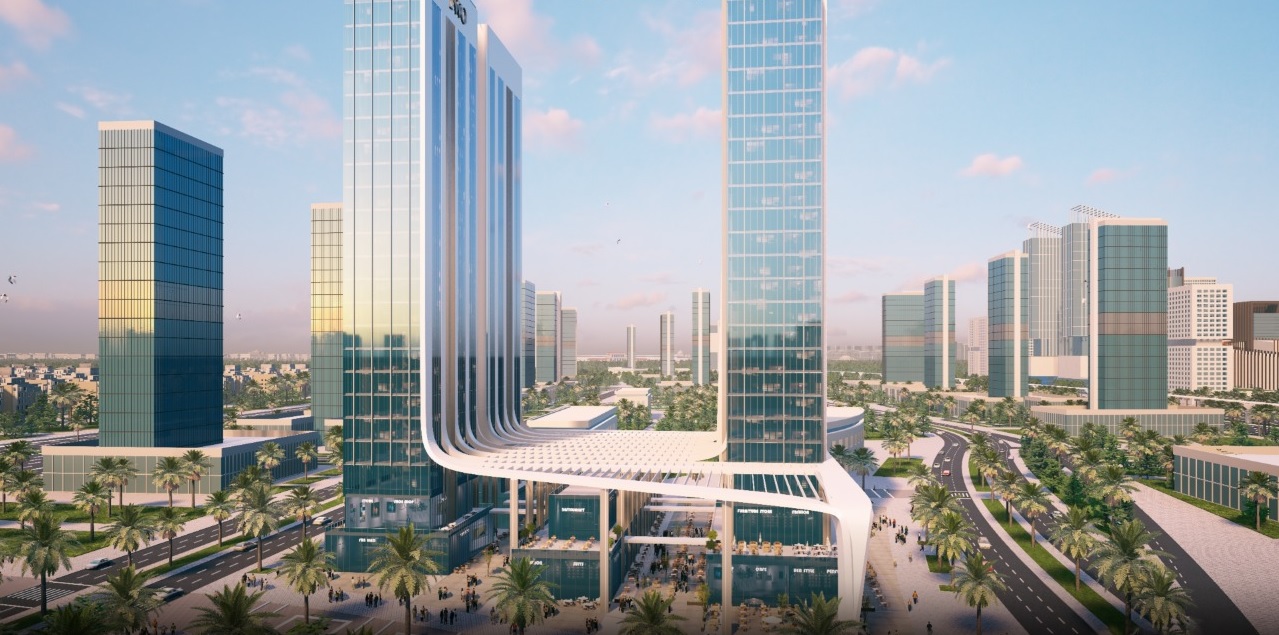 Office Space - (in) Double Two Towers - New Capital City - 35 to 50 m²