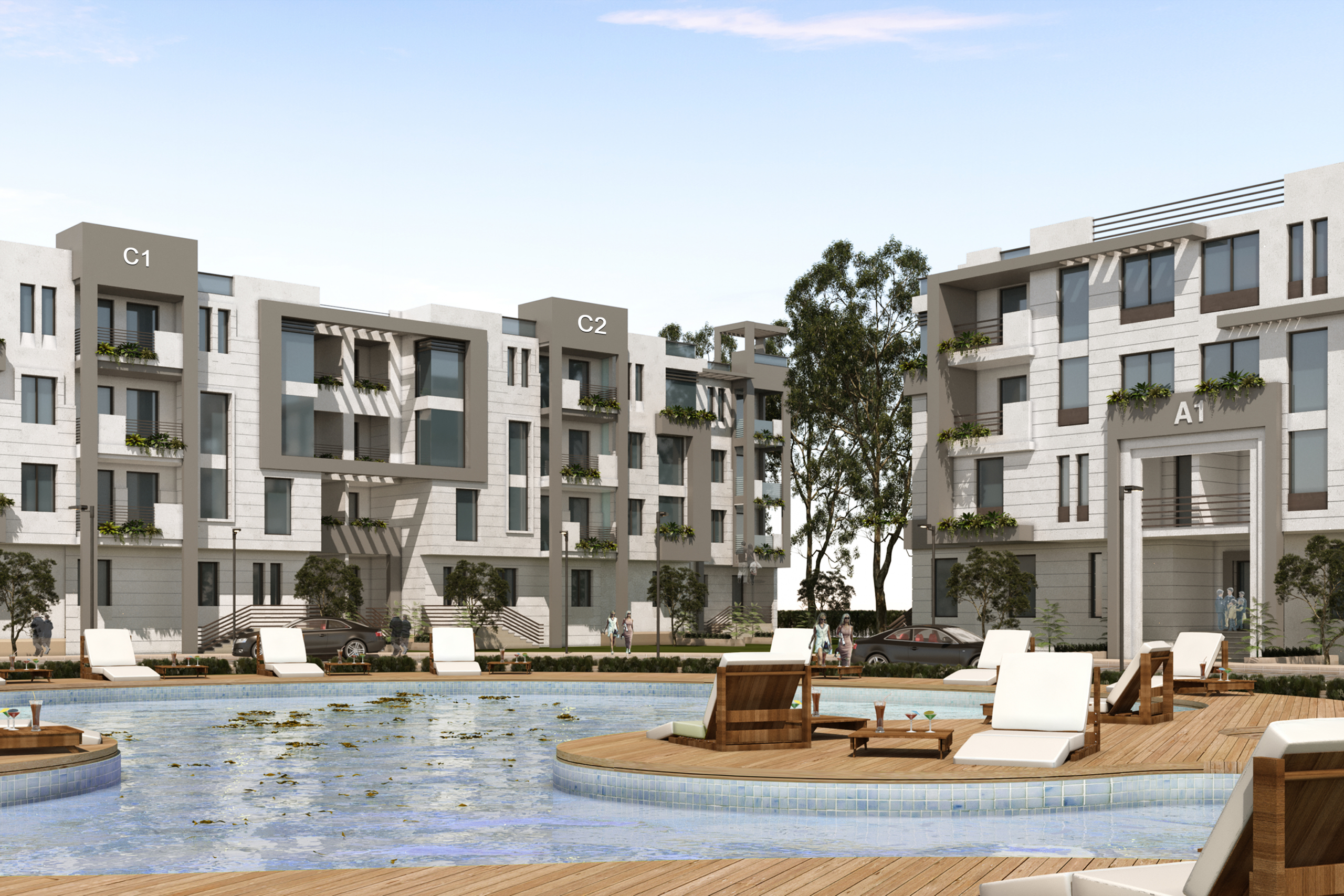 Apartment - (in) Nabع - 6th of October - 150 to 184 m²