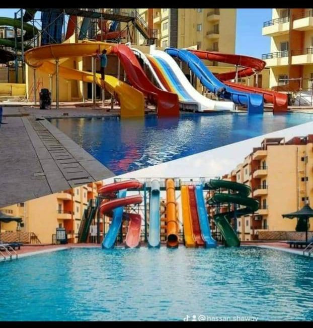 Renzo -   شاليه فندقي ارضي  علي البسين والاكوا مباشره في قريه ريتالى