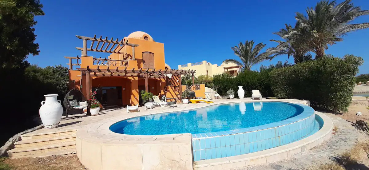 villa in Sabina, El Gouna for rent 3 bedrooms with pool
