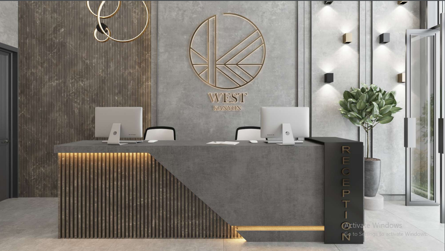 Office Space - (in) WEST KANYON - New Capital City - 35 to 21 m²