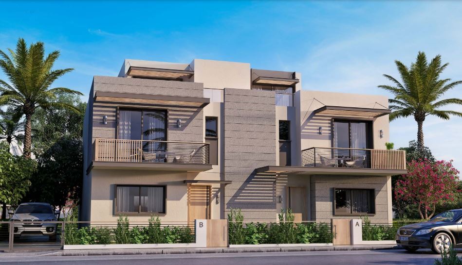 Twin House - (in) GARDEN LAKES - 6th of October - 242 to 242 m²