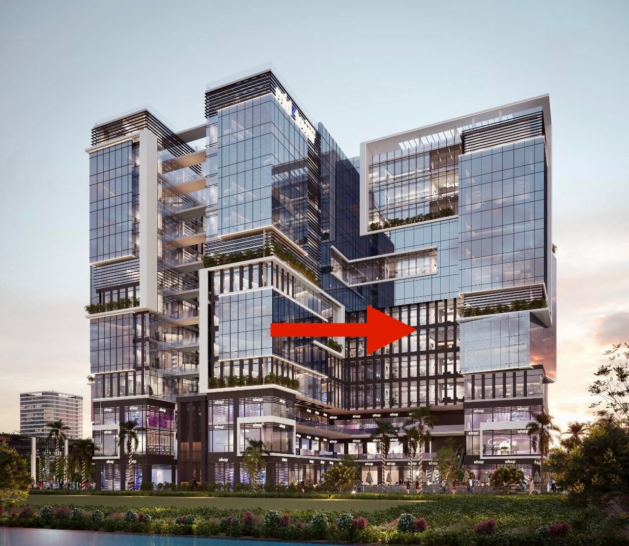 Office Space - (in) Midtower - New Capital City - 43 to 43 m²