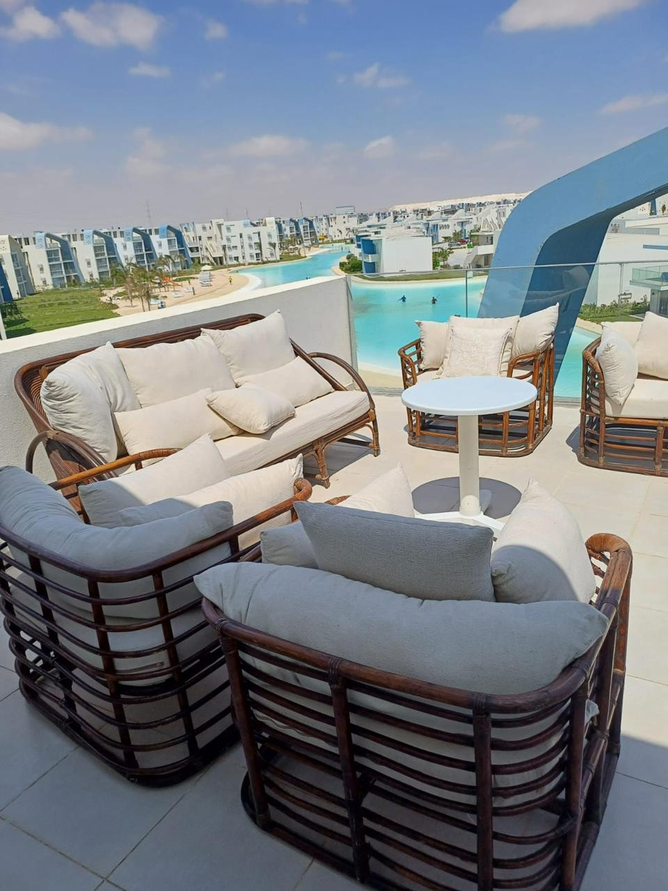 Renzo -   Penthouse chalet in fuka bay 3 bedrooms view lagoon and sea view